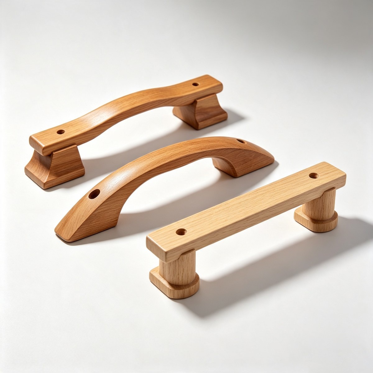 European Solid Wood / Bamboo Handles