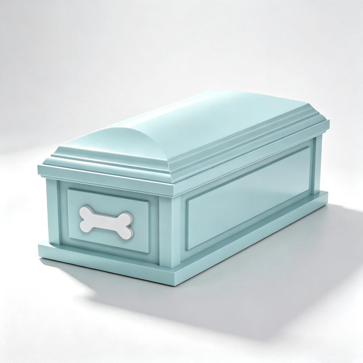 Walk Together Solid Wood Pet Coffin